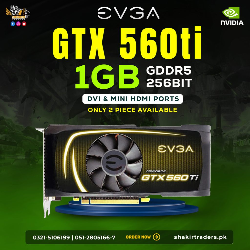 EVGA GTX 560ti 1GB (Used)