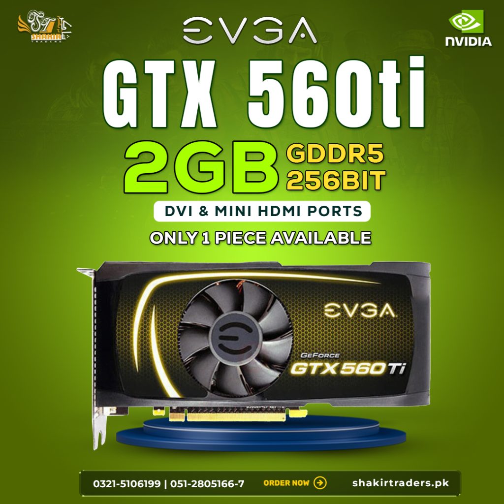 EVGA GTX 560ti 2GB (Used)