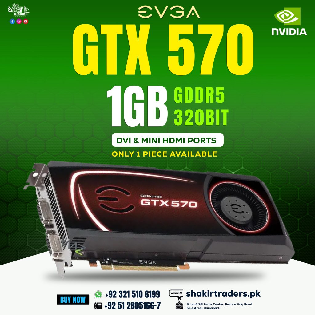 EVGA GTX 570 1GB (Used)