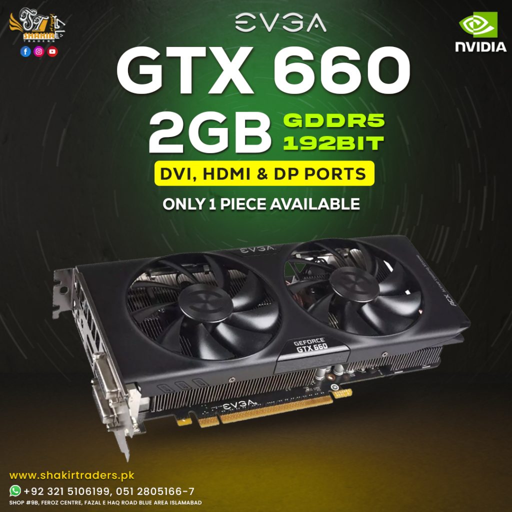 EVGA GTX 660 2GB (Used)