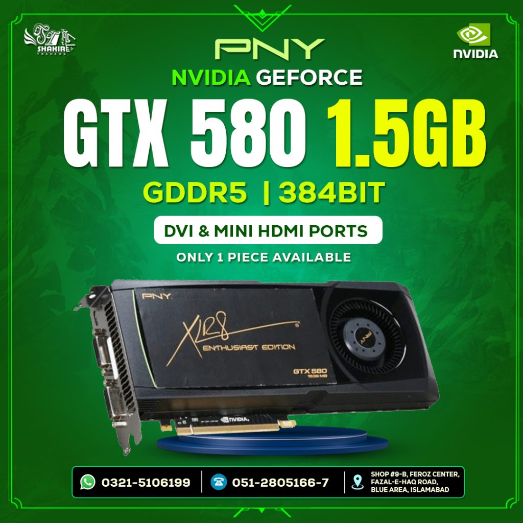 PNY GTX 580 1.5GB (Used)