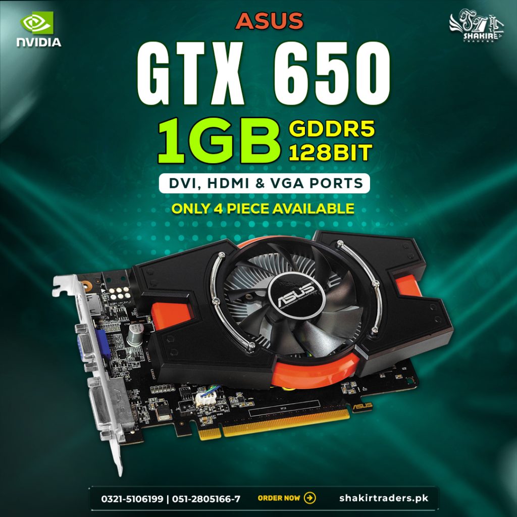 Asus GTX 650 1GB (Used)