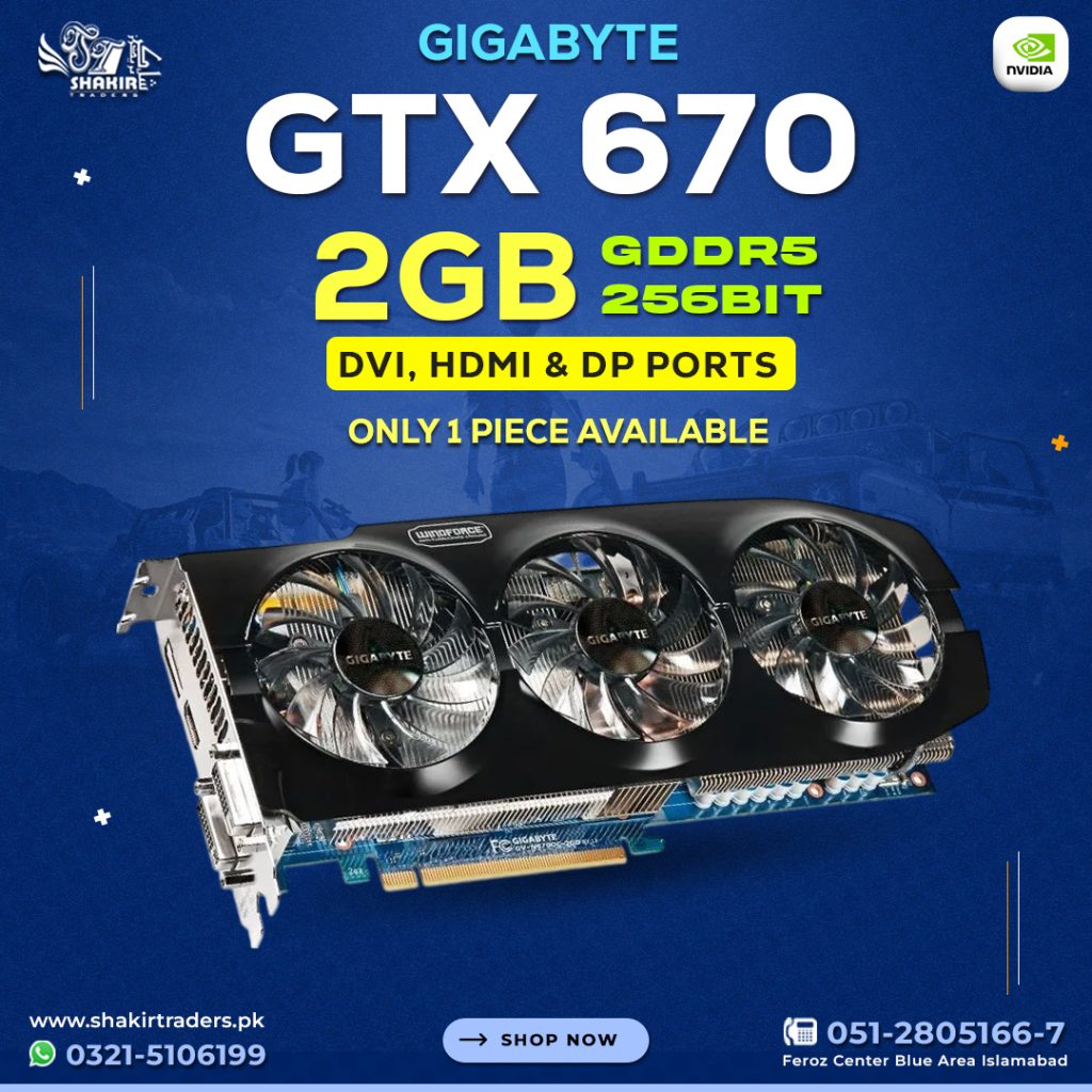 Gigabyte GTX 670 2GB (Used)