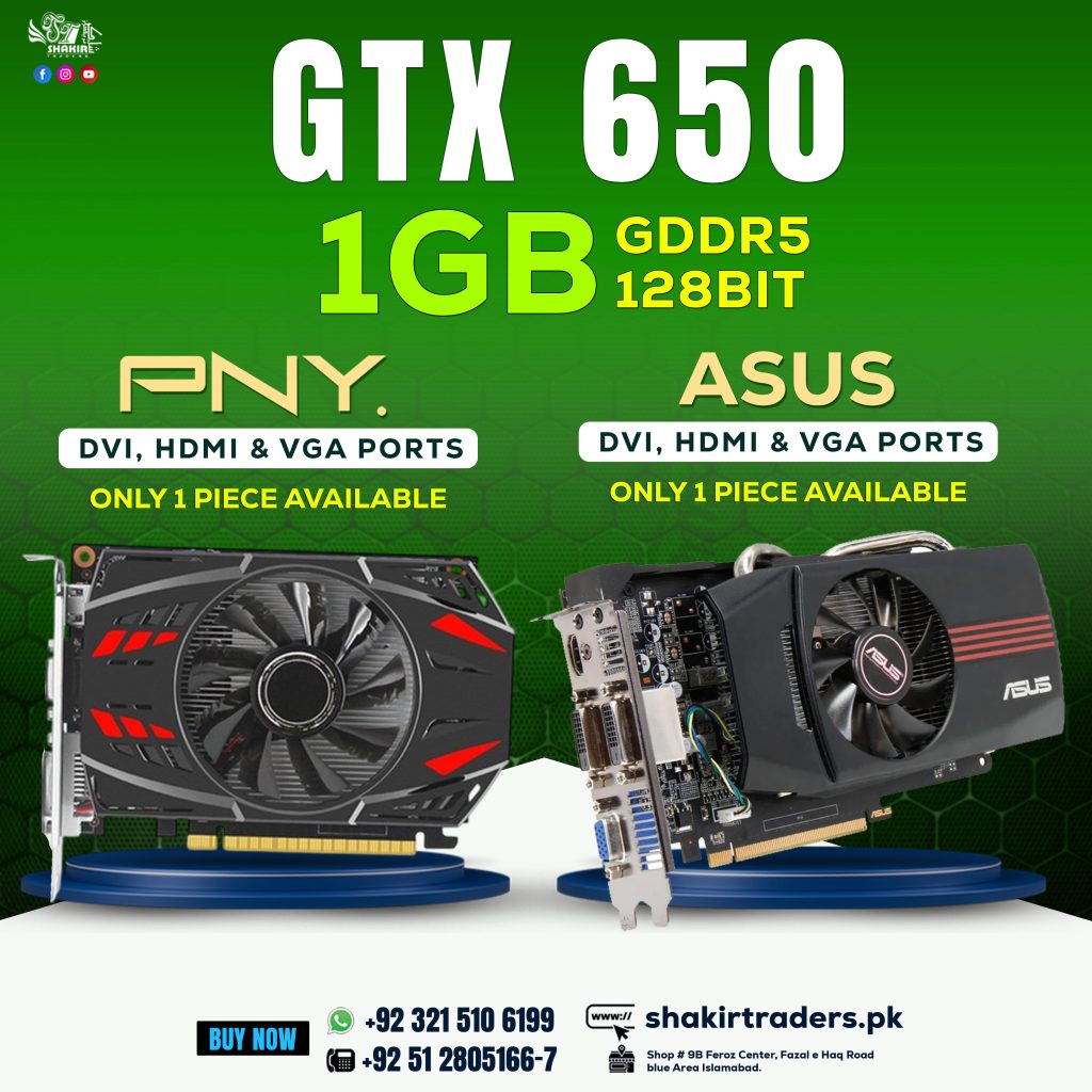 Nvidia GTX 650 1GB (Used)