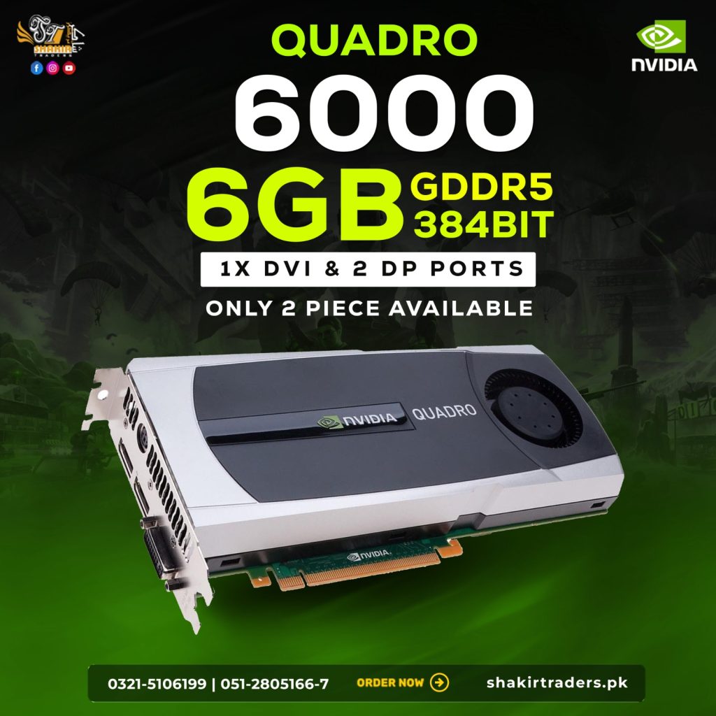 Nvidia Quadro 6000 6GB (Used)