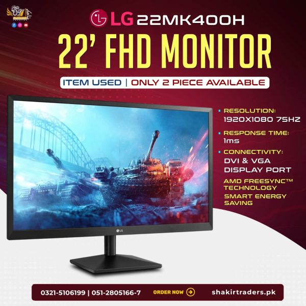 LG 22MK400H 22" FHD Monitor