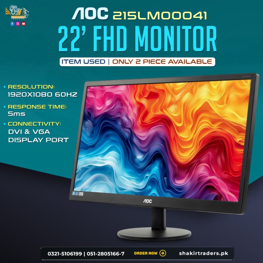 AOC 215LM00041 22" FHD Monitor