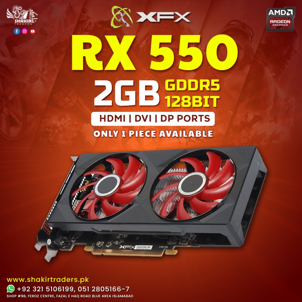 XFX RX 550 2GB (Used)