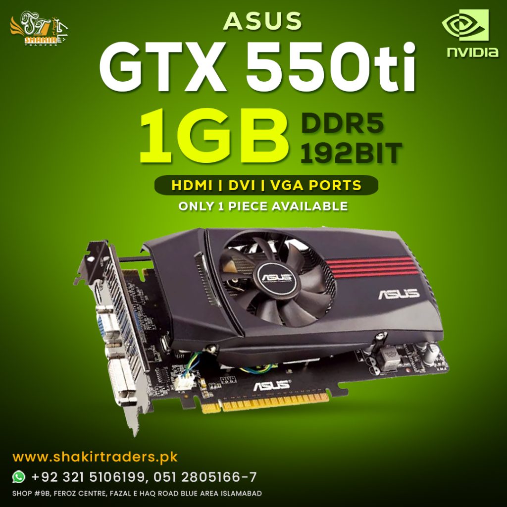 Asus GTX 550ti 1GB (Used)