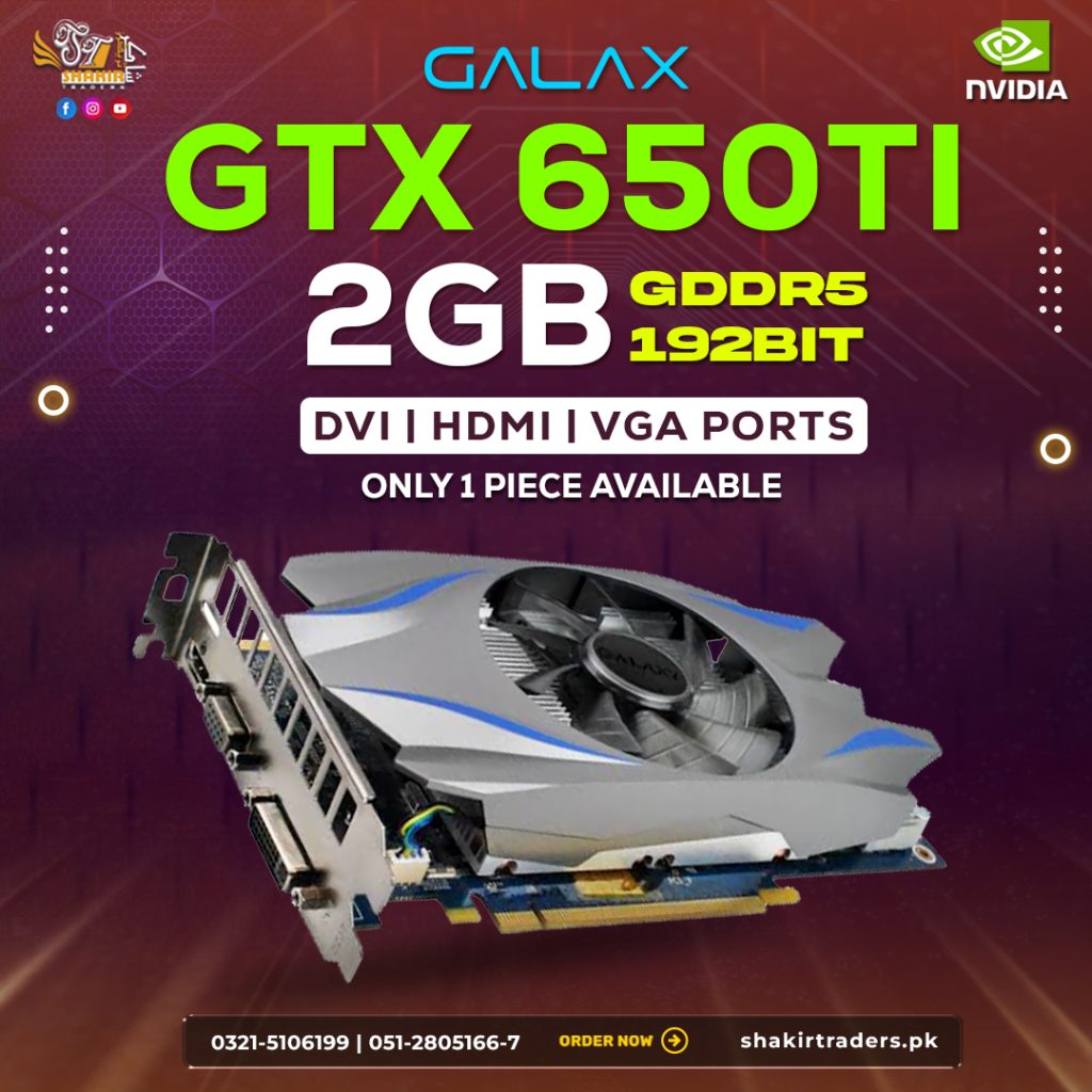 Galax GTX 650ti 2GB (Used)