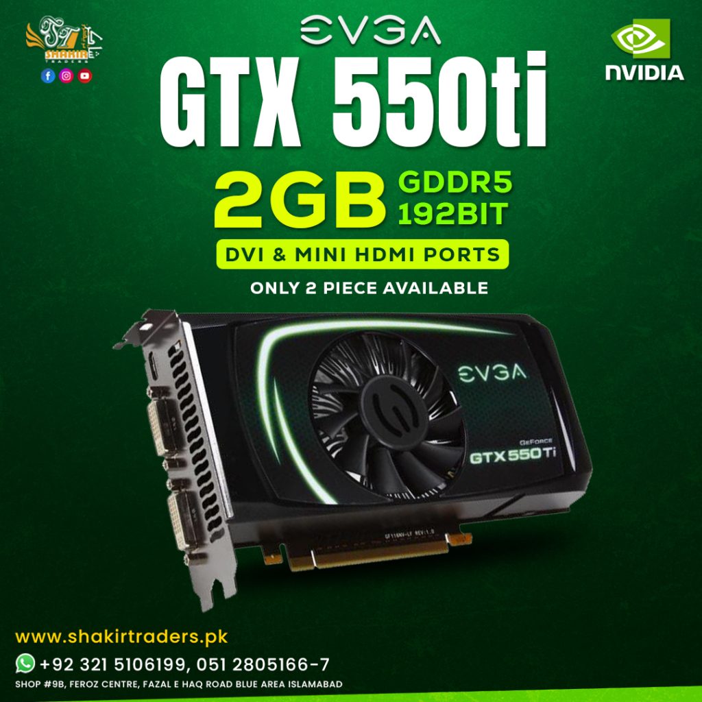 EVGA GTX 550ti 2GB (Used)
