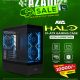 AMS Halo Gaming Case with 3 RGB Fans