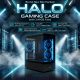 AMS Halo Gaming Case with 3 RGB Fans
